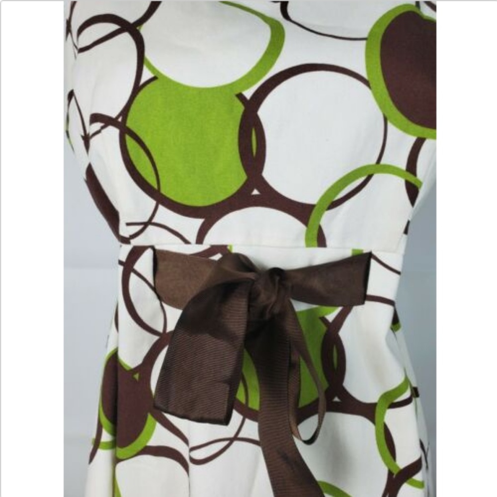 Jessica Howard Sz 10 Dress Mini Tie Waist White - Picture 2 of 7